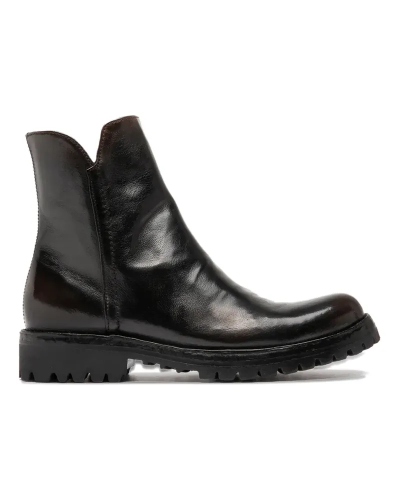 Officine Creative Italia Loraine leather boots - Braun Braun