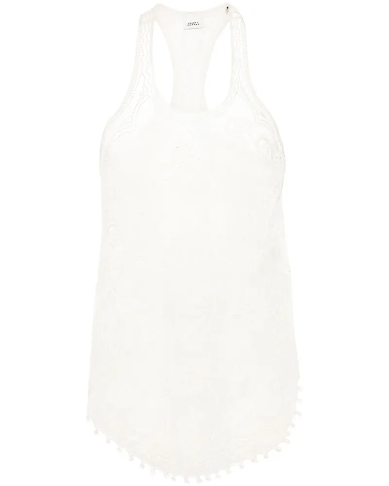 Isabel Marant Violette Bluse aus Spitze - Nude Nude