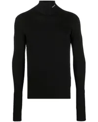 Prada Schmaler Rollkragenpullover Schwarz