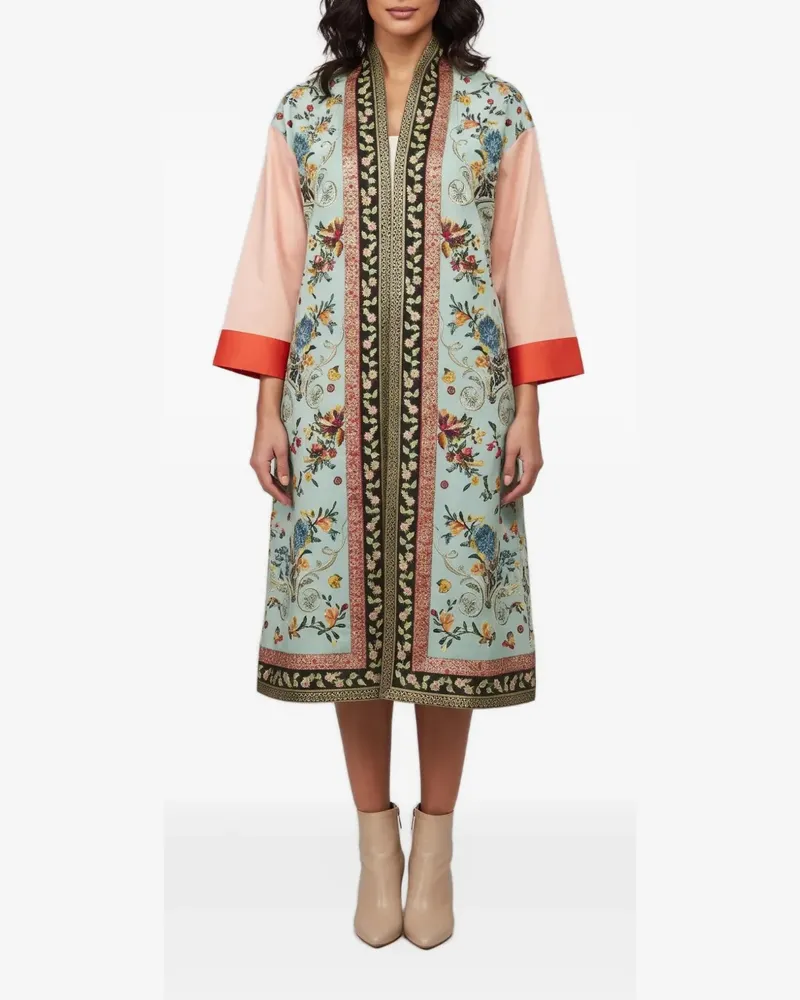 Alice + Olivia Amelia Mantel mit Stickerei - Blau Blau