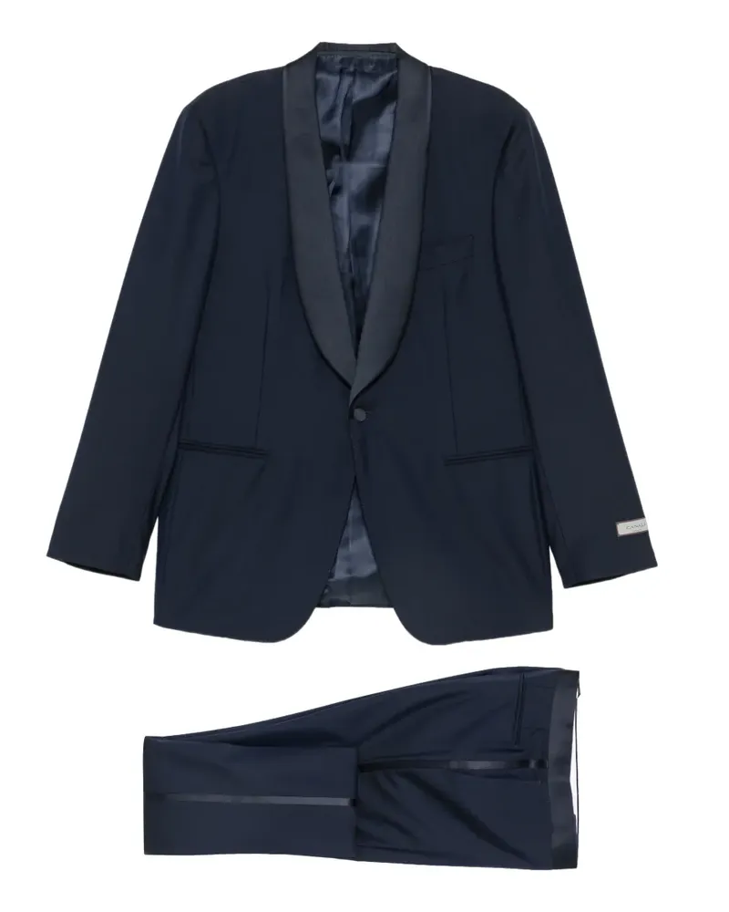 Canali shawl-lapel suit - Blau Blau