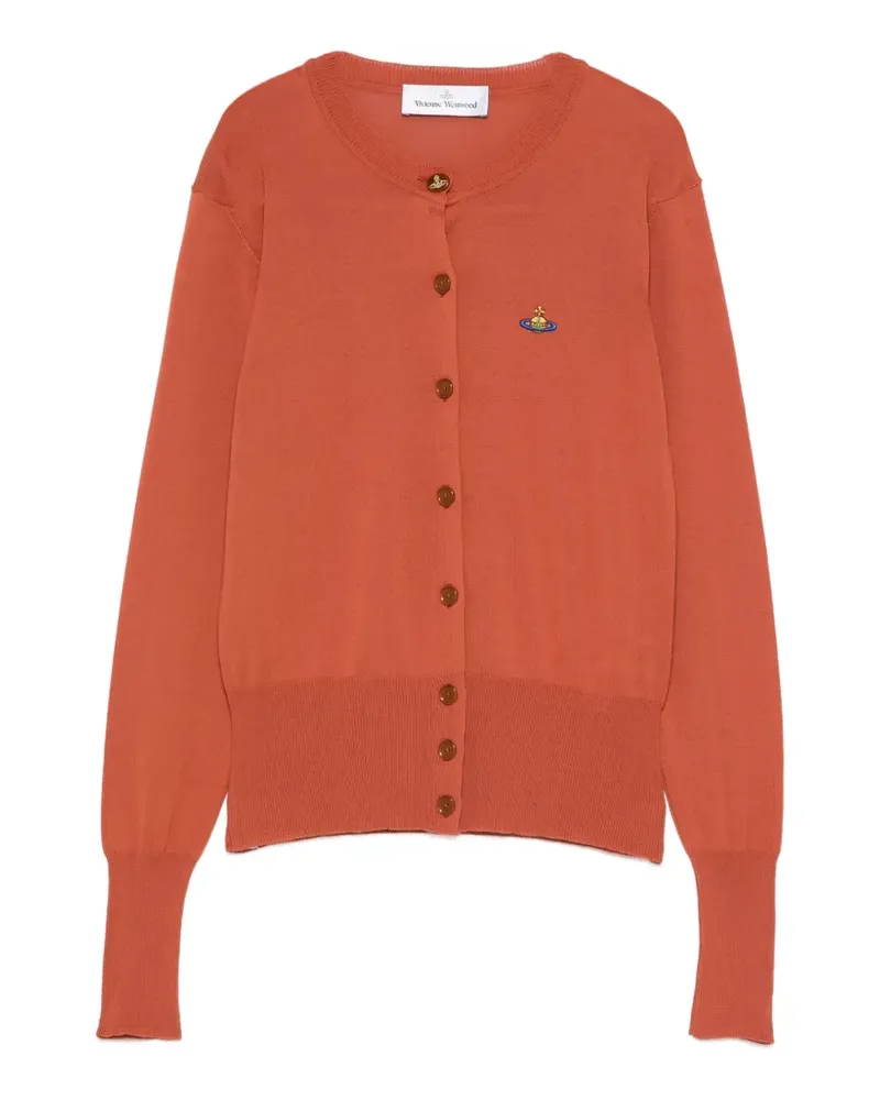 Vivienne Westwood Cardigan mit Knopfverschluss - Orange Orange