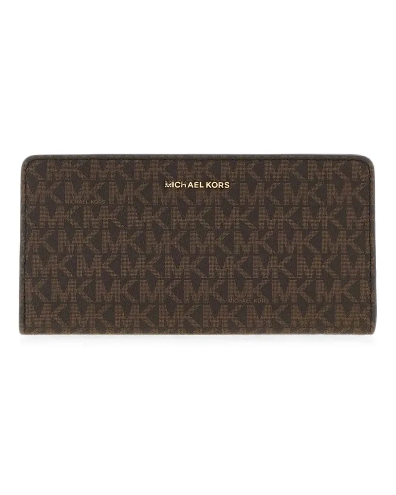 Michael Kors Großes Bryant Portemonnaie mit Logo - Braun Braun