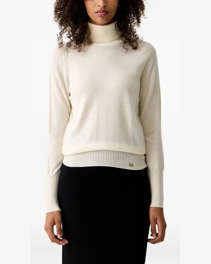 Luisa Spagnoli Langärmeliger Rollkragenpullover - Nude Nude