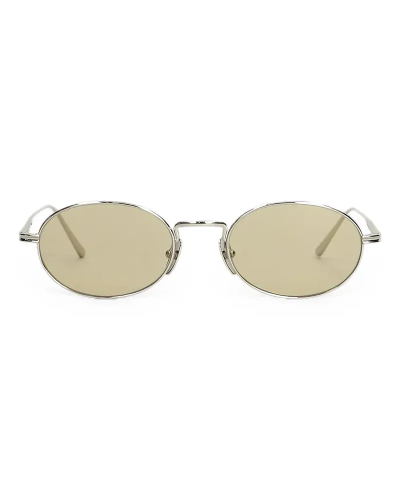 CHIMI Sonnenbrille mit ovalem Gestell - Silber Silber