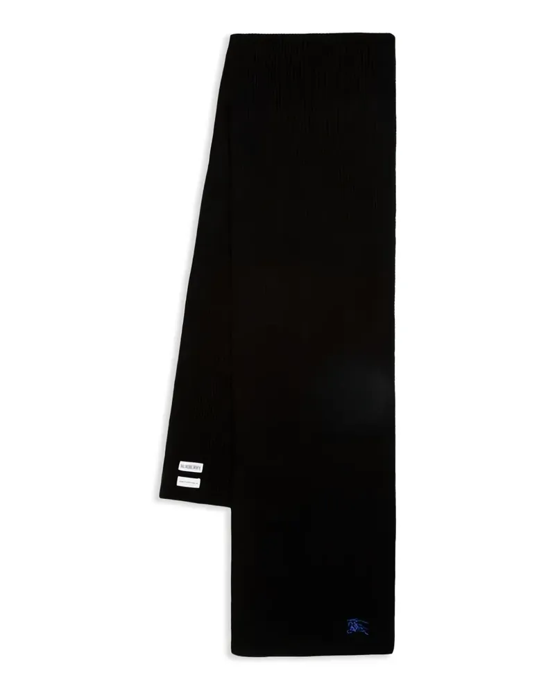 Burberry Gerippter Schal - Schwarz Schwarz