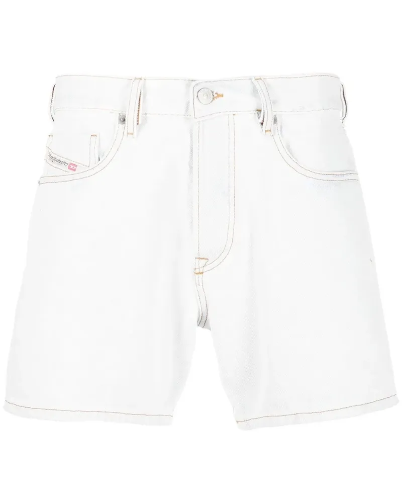 Diesel Ausgeblichene Jeans-Shorts - Blau Blau