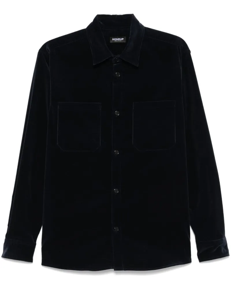 Dondup Hemd aus Cord - Blau Blau