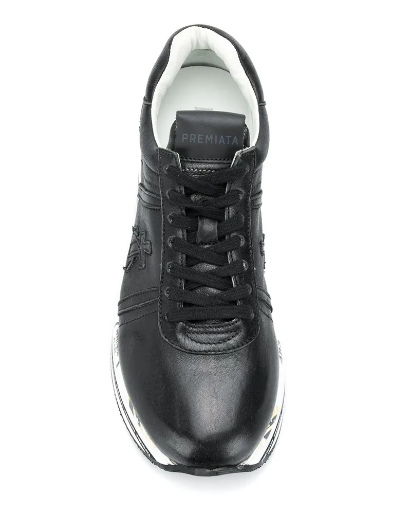 Premiata Beth' Flatform-Sneakers - Schwarz Schwarz