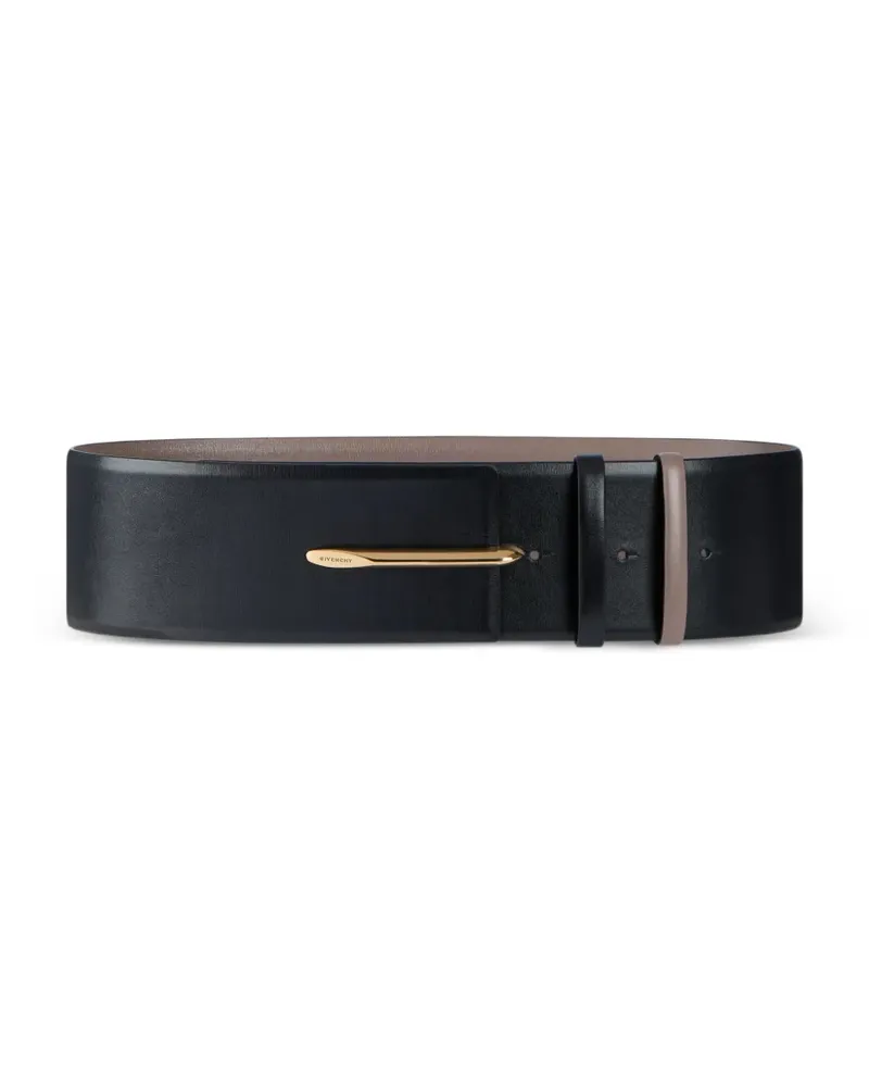 Givenchy Wendbarer Pinch Gürtel aus Leder - Schwarz Schwarz