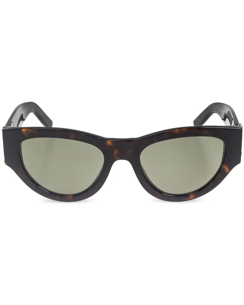 Saint Laurent Sonnenbrille mit Cat-Eye-Gestell - Braun Braun