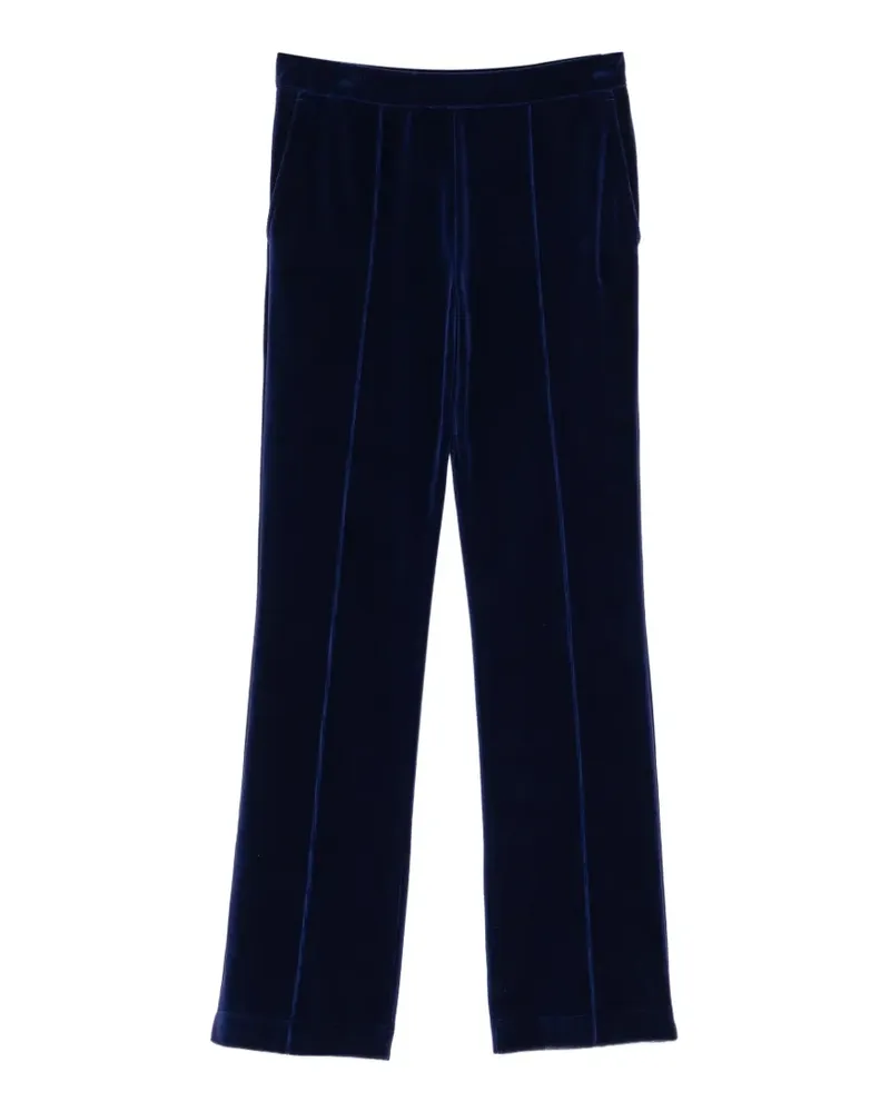 Tom Ford Bestickte Velours-Jogginghose - Blau Blau