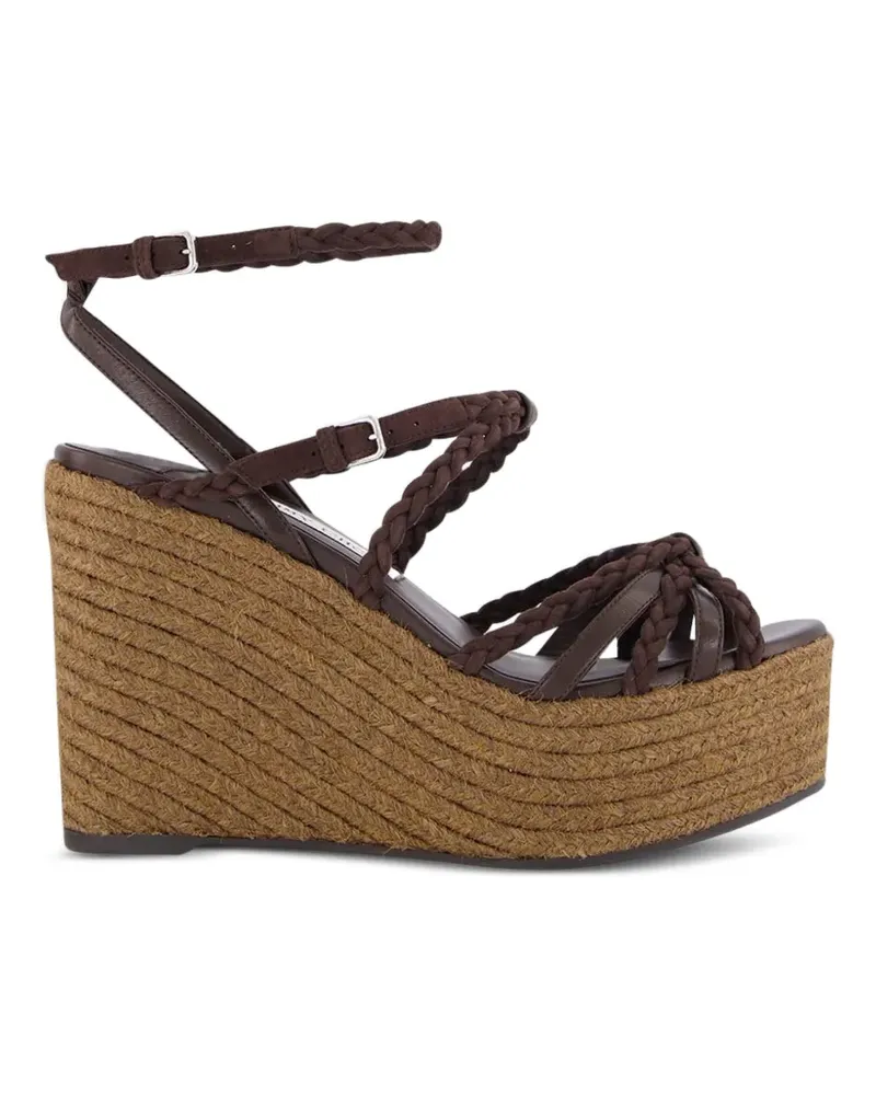 Jimmy Choo Nyra Wedge-Sandalen - Braun Braun