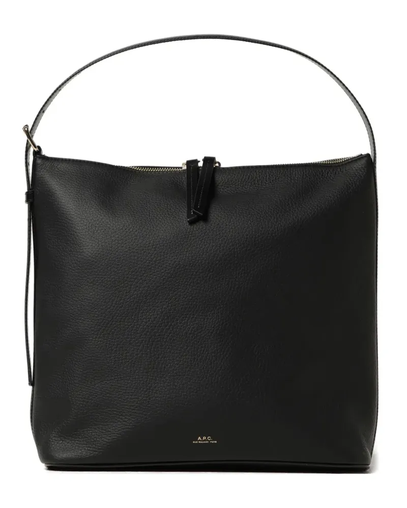 A.P.C. Vera Schultertasche - Schwarz Schwarz