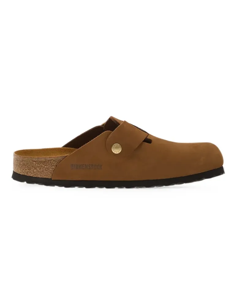 Birkenstock Boston big-buckle mules - Braun Braun
