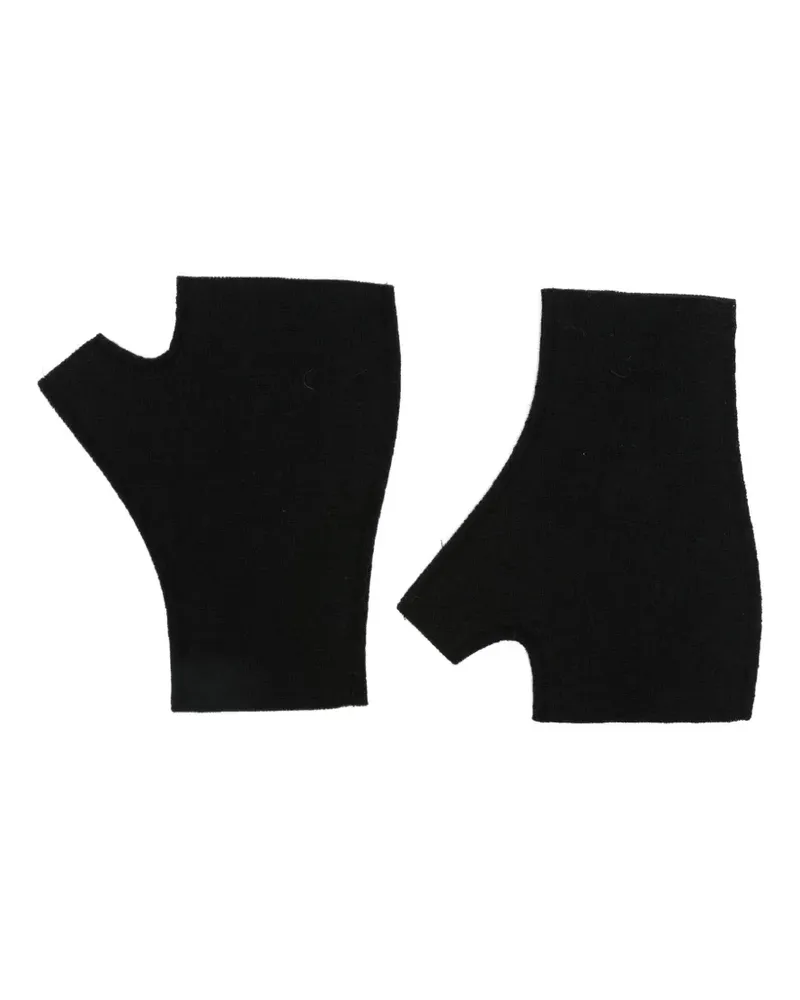 BARENA Fingerlose Handschuhe - Schwarz Schwarz