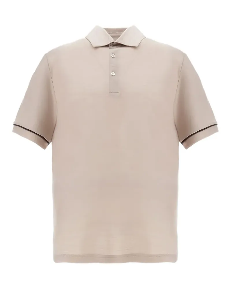 Herno Resort wool polo shirt - Nude Nude