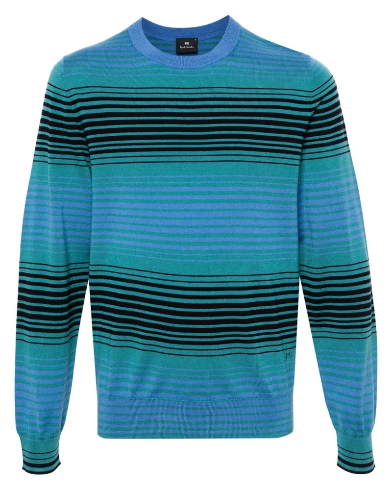 Paul Smith Gestreifter Pullover - Grün Grün