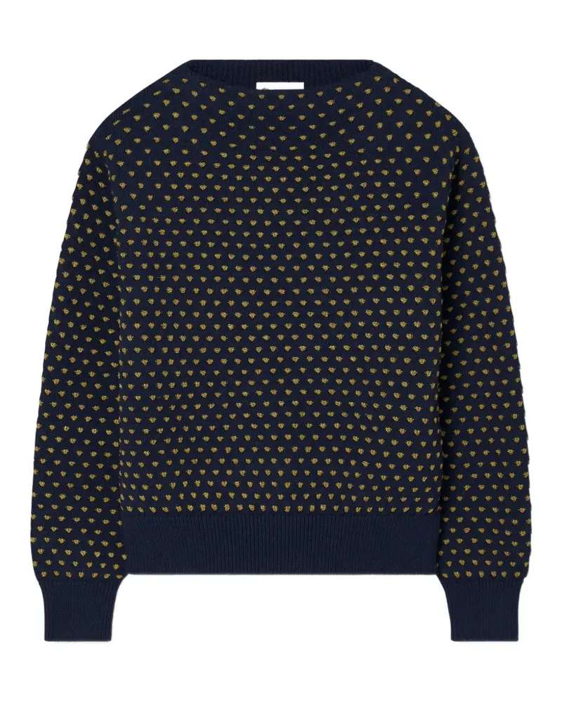 Tory Burch Klassischer Pullover - Blau Blau