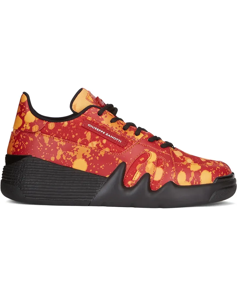 Giuseppe Zanotti Talon Sneakers mit Batik-Print - Rot Rot