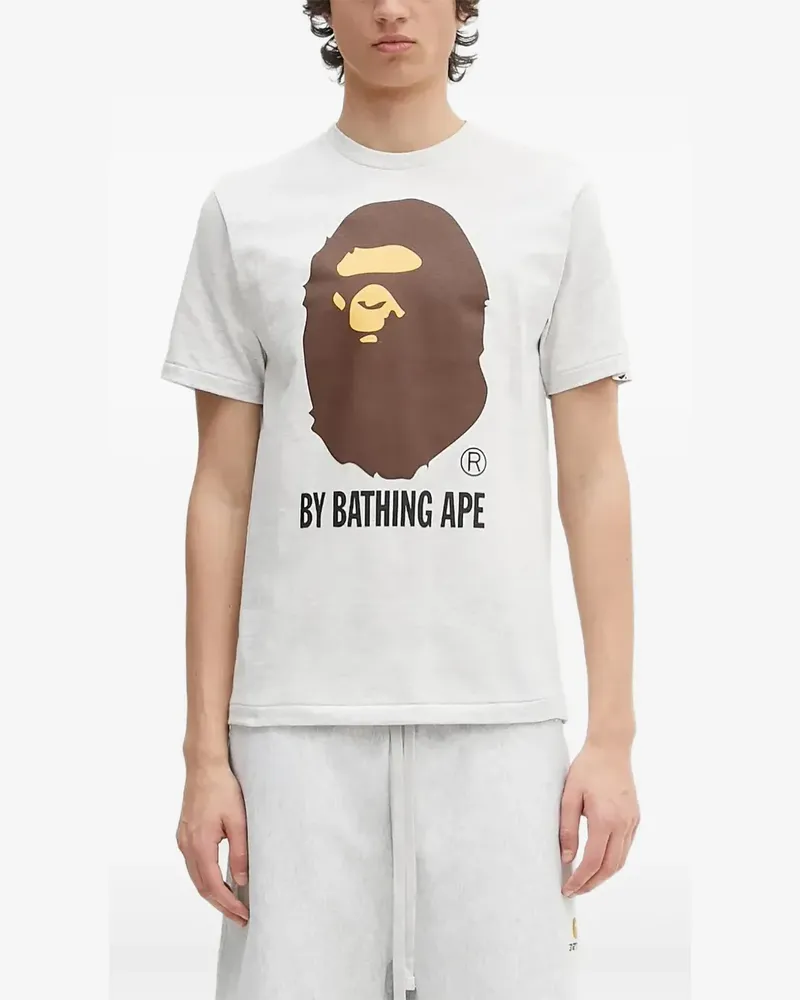 BAPE Ape Head T-Shirt - Grau Grau