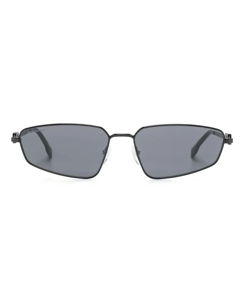 Dsquared2 Icon Sonnenbrille mit geometrischem Gestell - Schwarz Schwarz