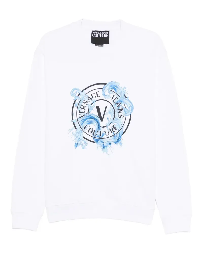 Versace Jeans graphic-print sweatshirt - Weiß Weiß