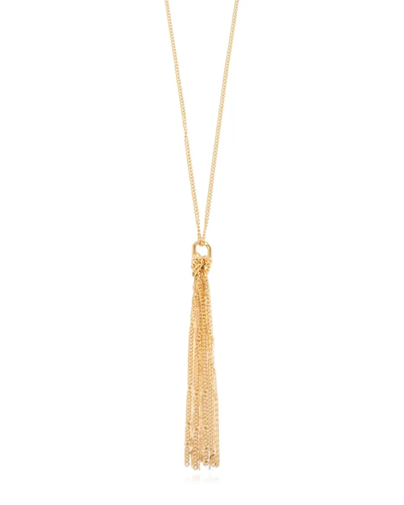 Saint Laurent Cassandre Halskette mit Quasten - Gold Gold