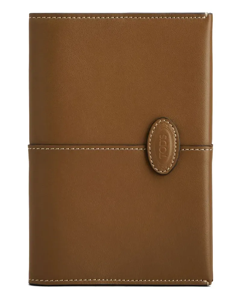TOD'S Pass-Etui aus Leder - Braun Braun