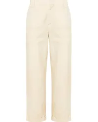 Golden Goose Straight-Leg-Hose aus Canvas Nude