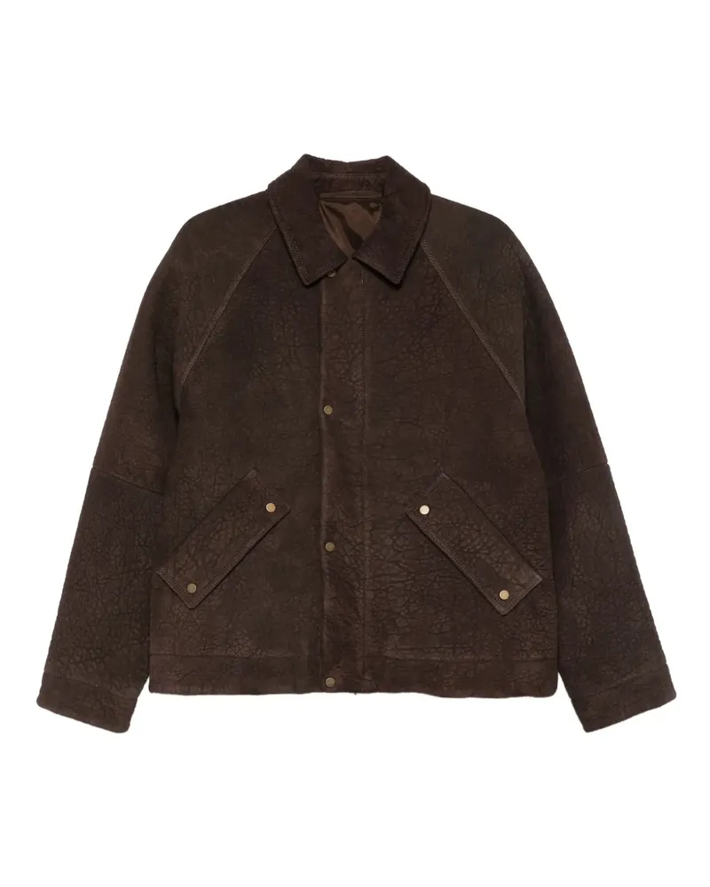 Salvatore Santoro Jacke mit Klappentasche - Braun Braun