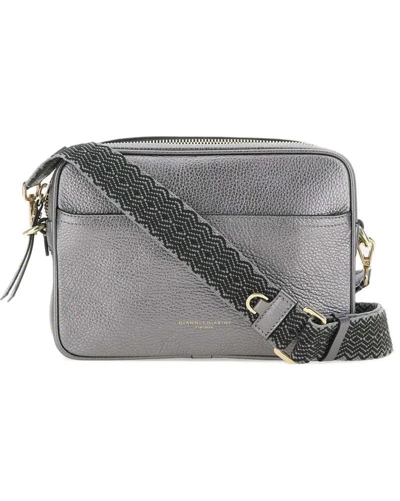Gianni Chiarini Schultertasche aus Leder - Grau Grau
