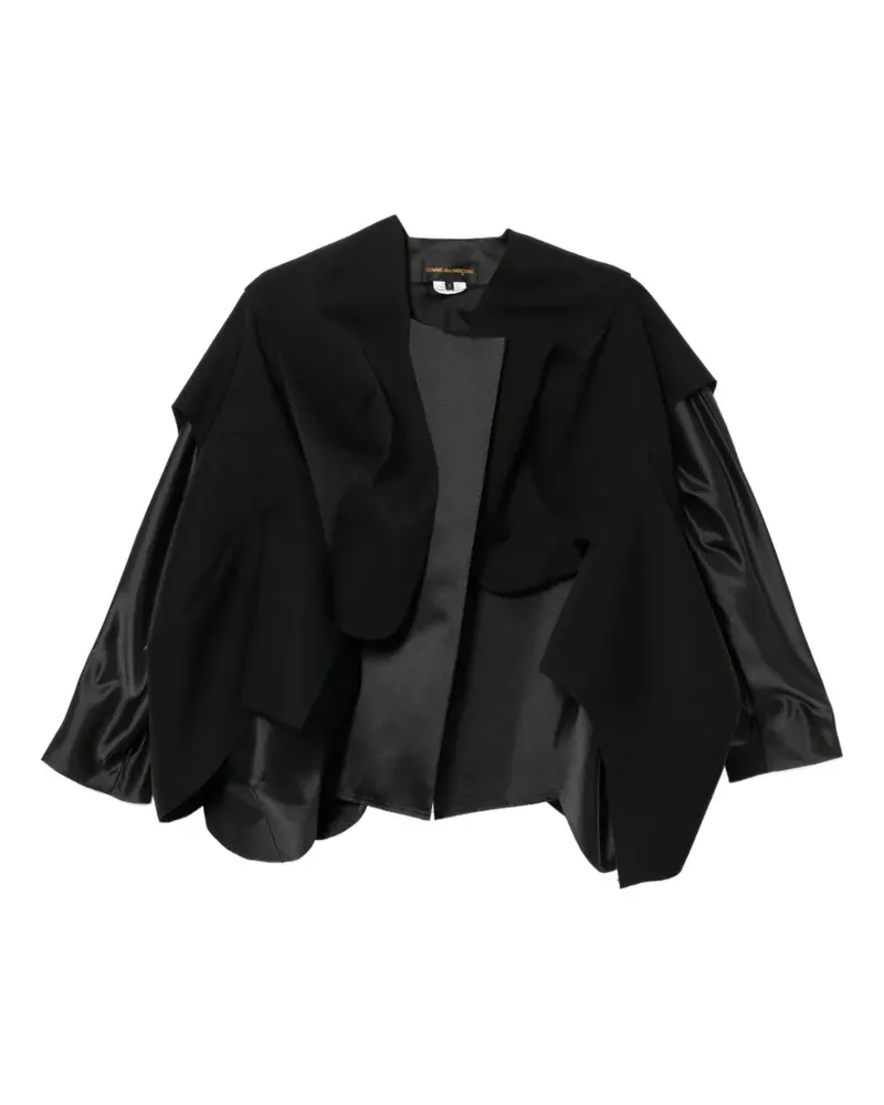 Comme des Garçons Asymmetrische Jacke - Schwarz Schwarz