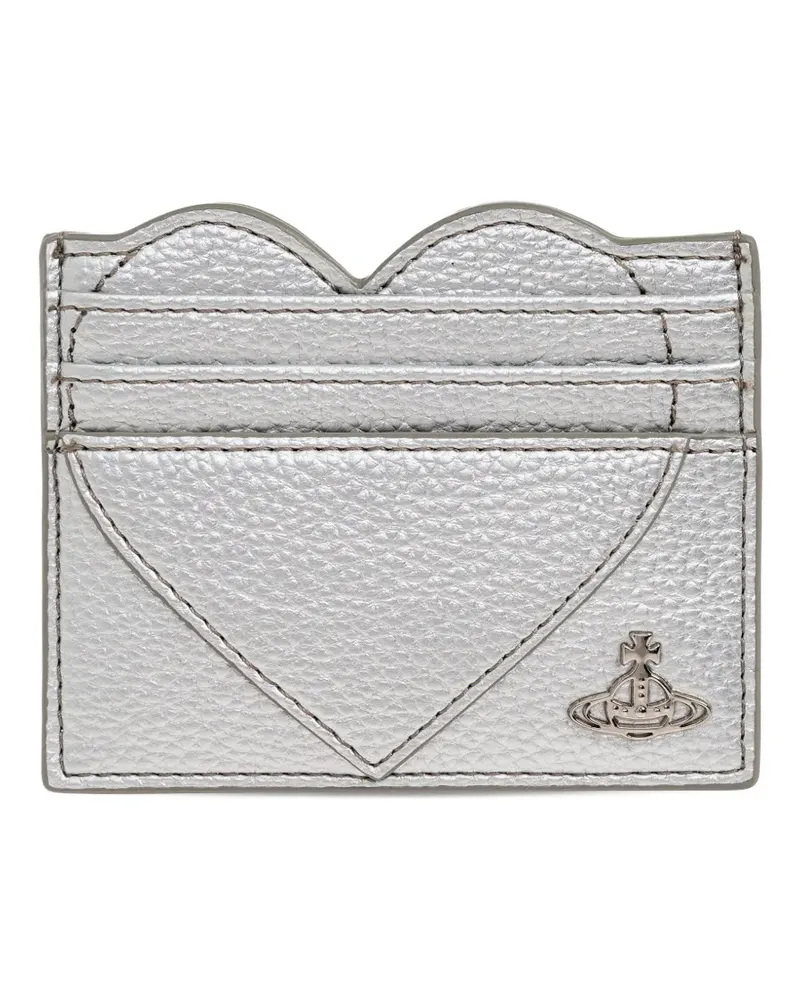 Vivienne Westwood heart card holder - Silber Silber