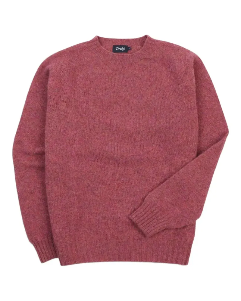 Drake's brushed Shetland sweater - Rosa Rosa