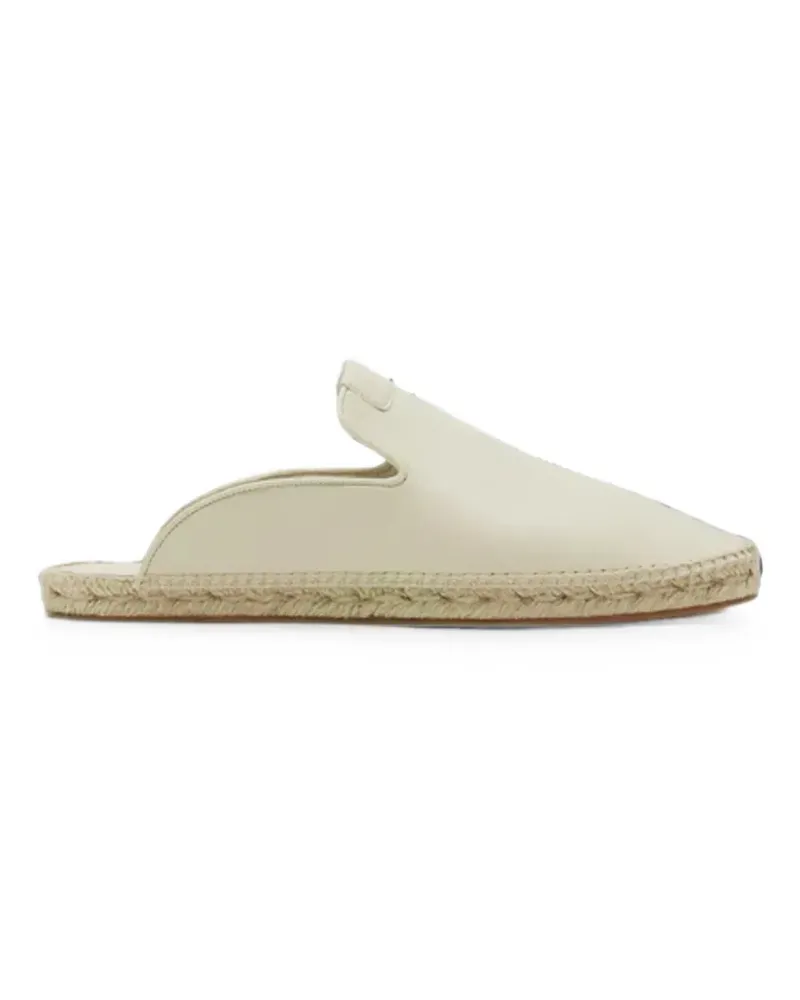 Lanvin espadrille leather mules - Nude Nude