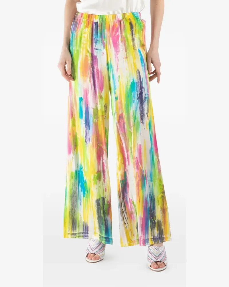 Avant Toi printed pants - Gelb Gelb