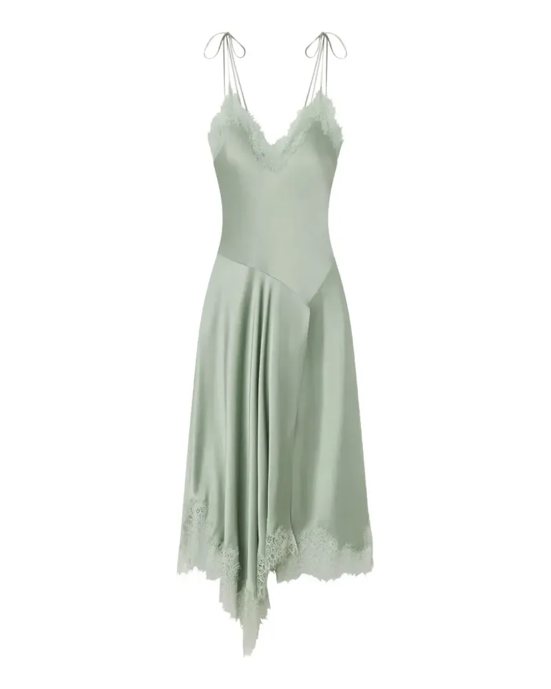 A.L.C. Aleena Midikleid mit Spitzenbesatz - Grün Grün