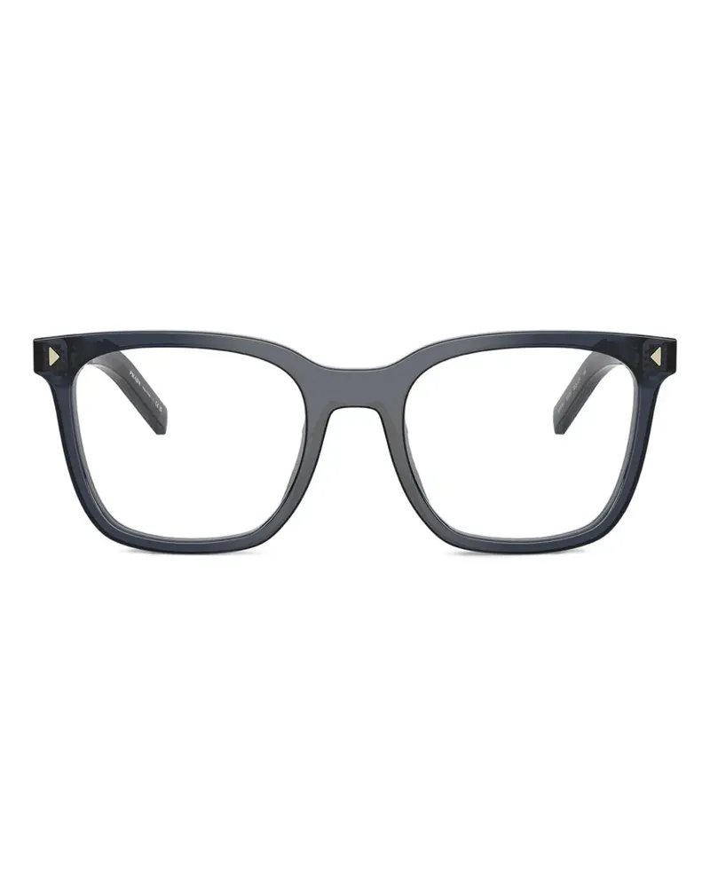 Prada Iconic-plaque glasses - Blau Blau