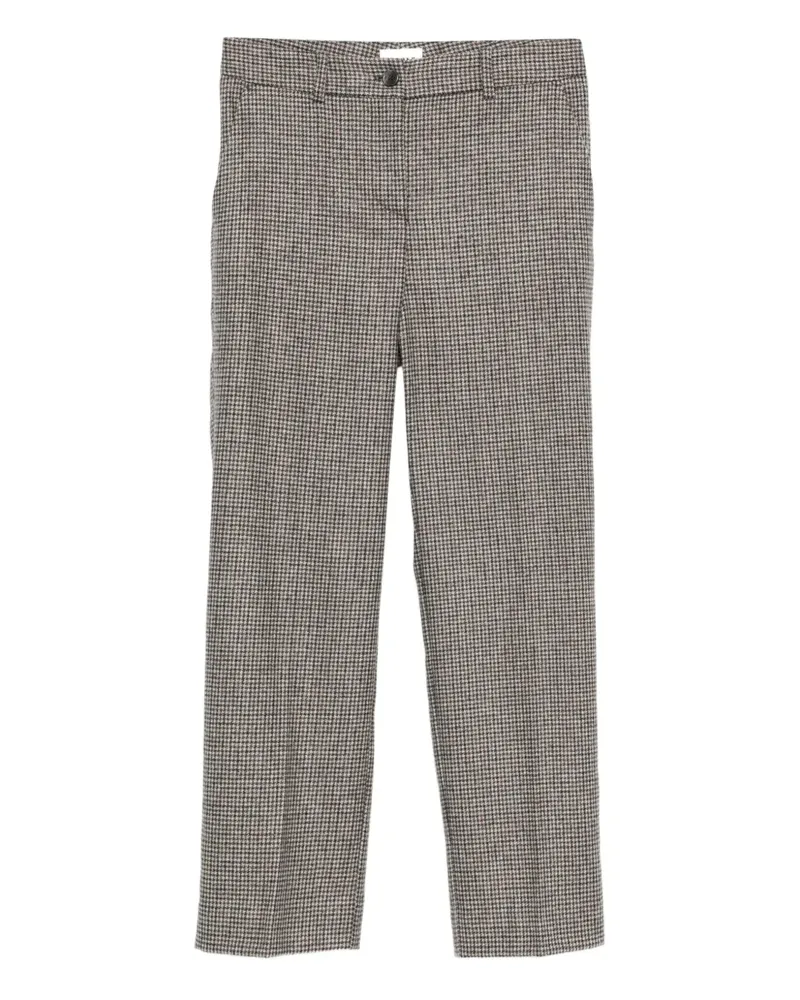 P.A.R.O.S.H. P.A.R.O H. Hose mit Hahnentrittmuster - Braun Braun