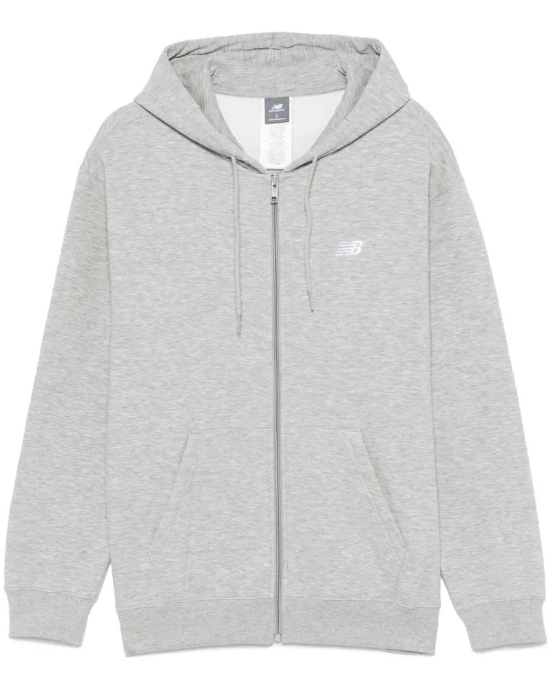 New Balance Kapuzenjacke mit Reißverschluss - Grau Grau