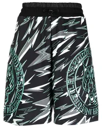 Philipp Plein Joggingshorts mit Tiger-Print Schwarz