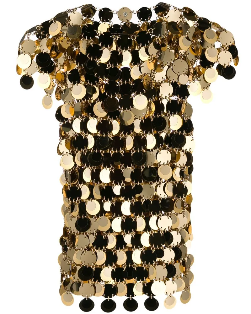 Paco Rabanne T-Shirt mit Pailletten - Gold Gold