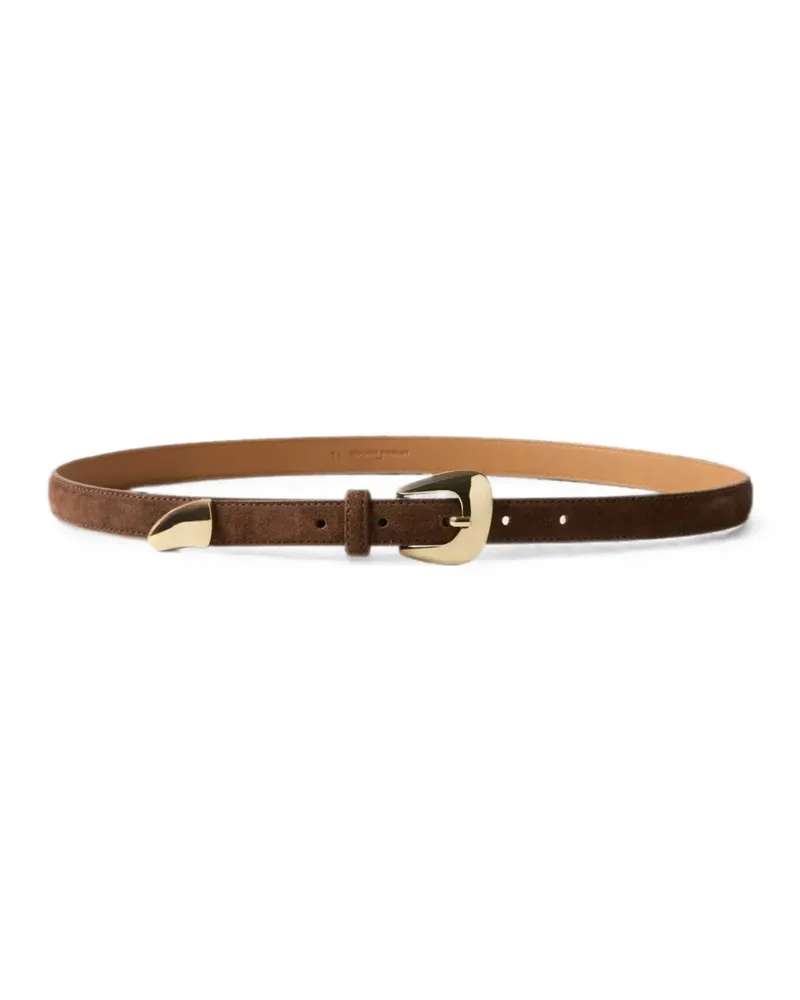 Claudie Pierlot Schnallengürtel mit Wildleder-Finish - Braun Braun