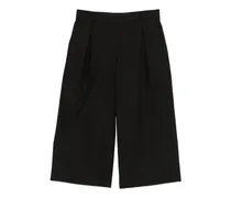 Plissierte Hose - Schwarz