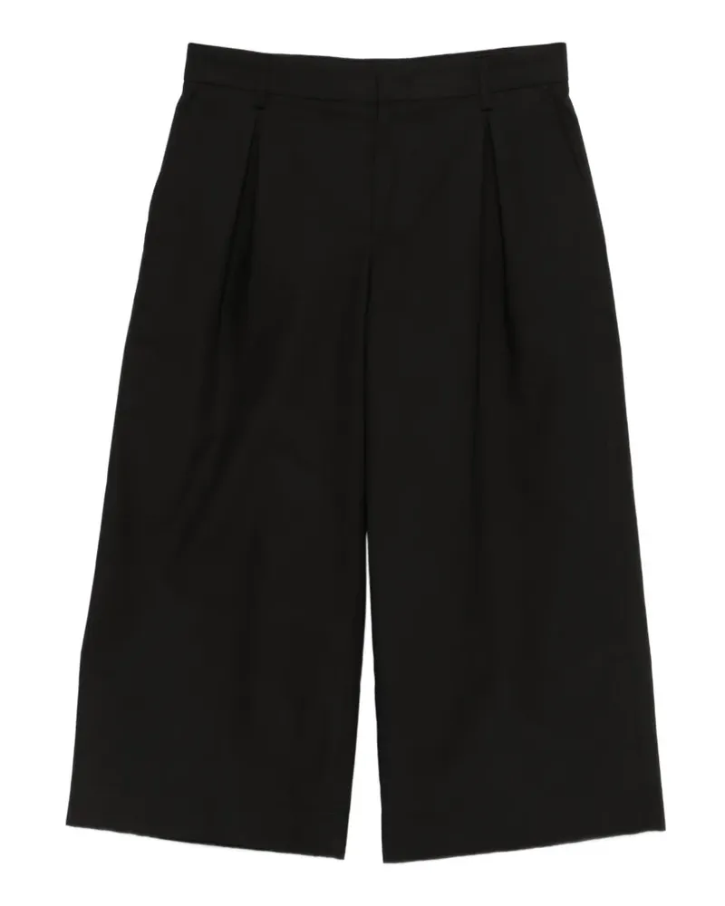 Moschino Plissierte Hose - Schwarz Schwarz