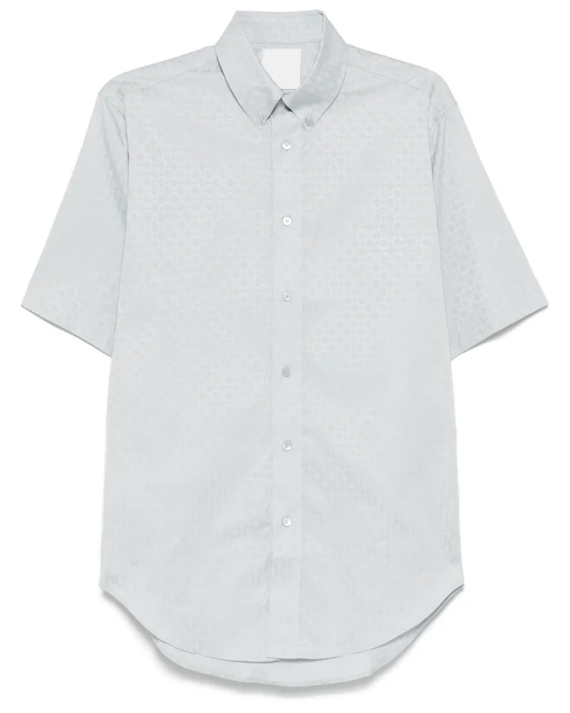Givenchy Hemd mit Monogramm Blau