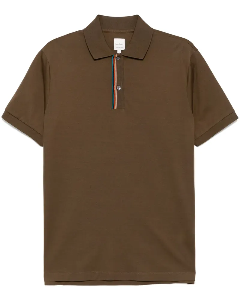Paul Smith Kurzärmeliges Poloshirt - Braun Braun