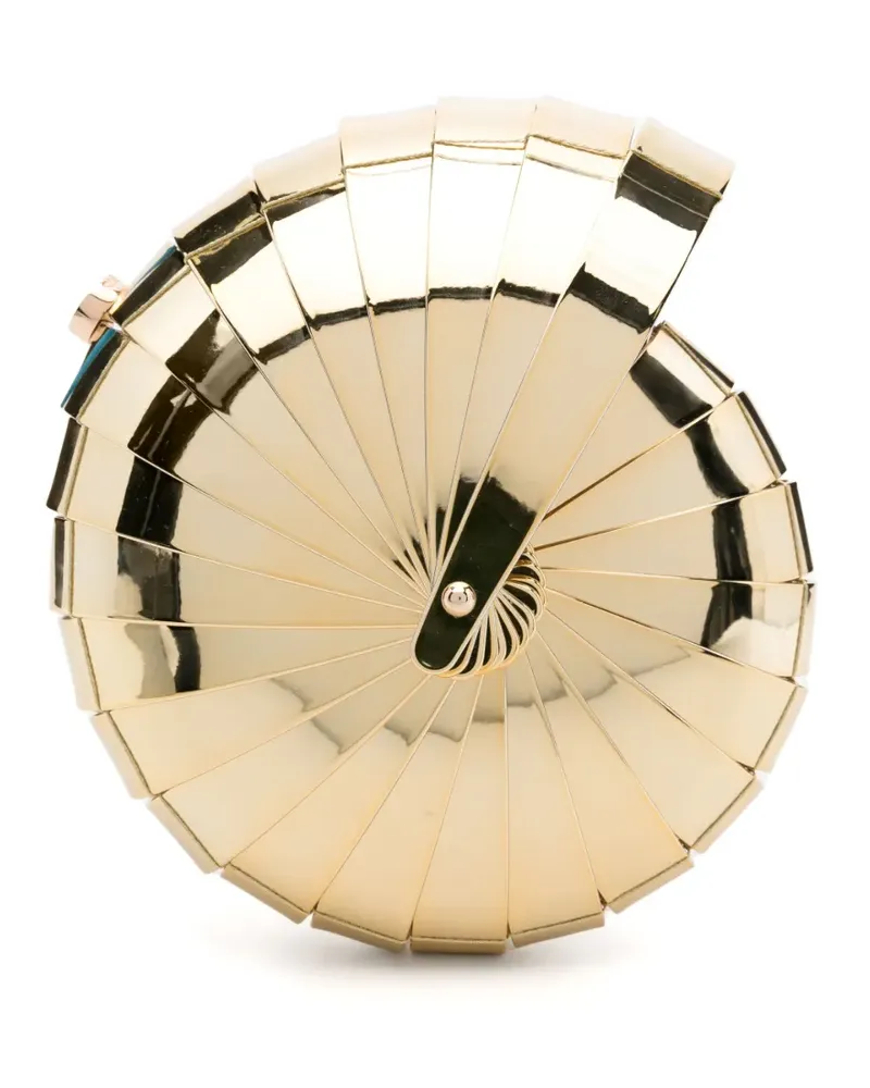 Cult Gaia Clutch mit Muschelmotiv - Gold Gold