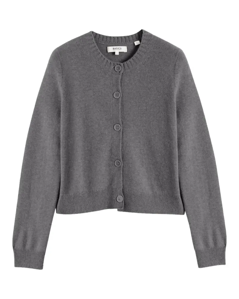 Chinti & Parker Cardigan mit rundem Ausschnitt - Grau Grau